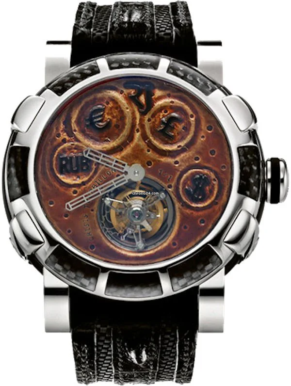 Romain Jerome TOURBILION RUSTED STEEL T-OXY III TOURBILLON BLACK EXTREME